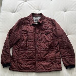 Proof: Moonweight Puffer Shirt Jacket
Color: Oxblood
Size: XL